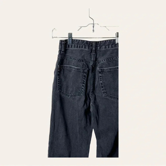 0344W. BDG URBAN OUTFITTERS MOM DENIM‎ JEANS BLACK IN COLOR SIZE 24 - Picture 8 of 9
